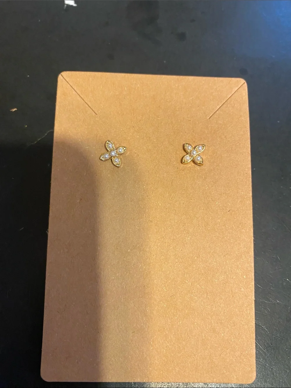 Gold and Silver Stud Earring Set - 2 Pairs